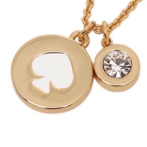New Kate Spade Spot The Spade Necklace